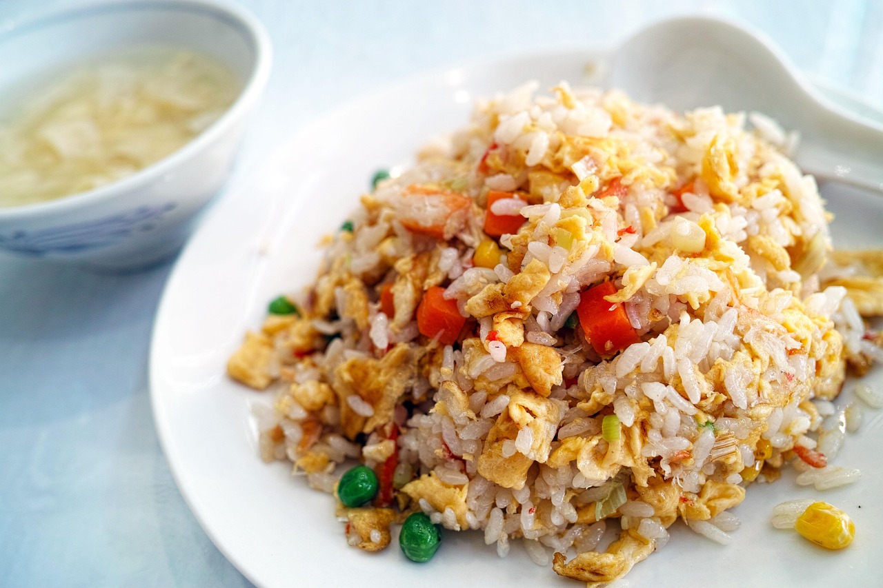 Riz cantonais aux œufs