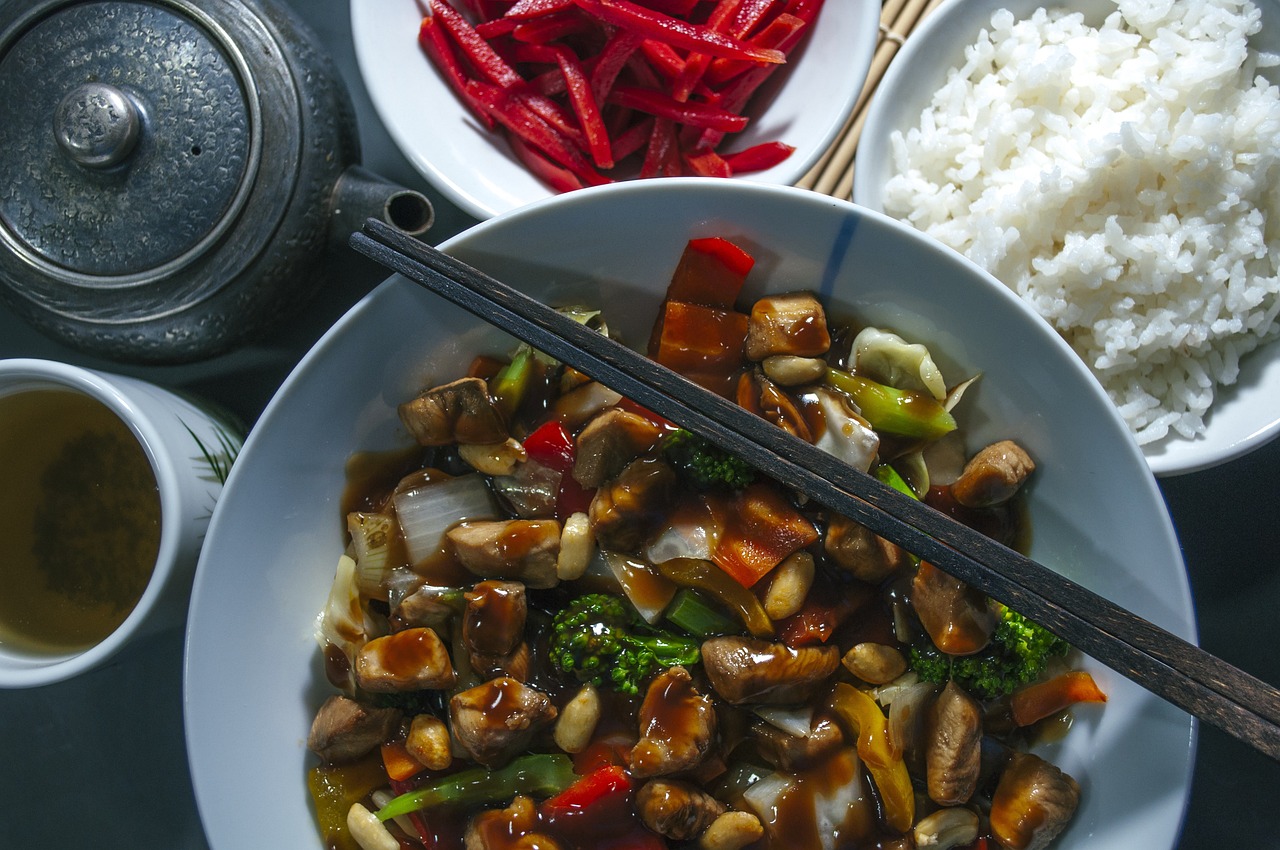 Poulet kung pao
