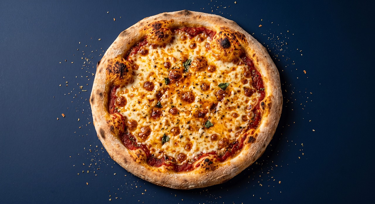 Pizza margarita casera