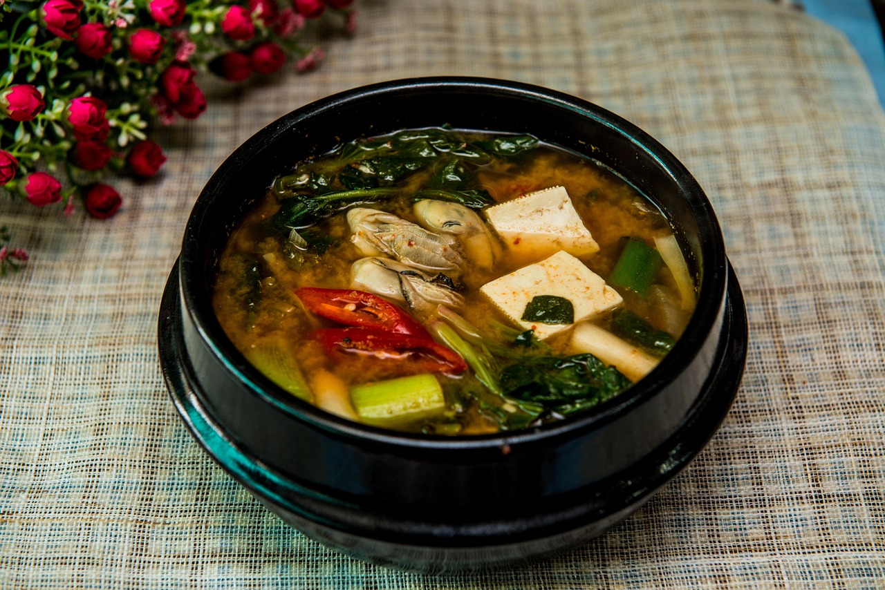 Sopa de miso rápida