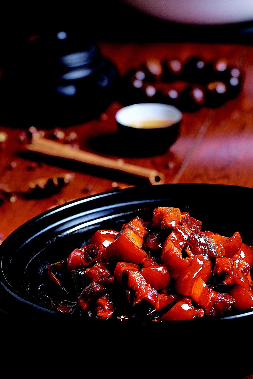 Porc braisé rouge (hong shao rou)