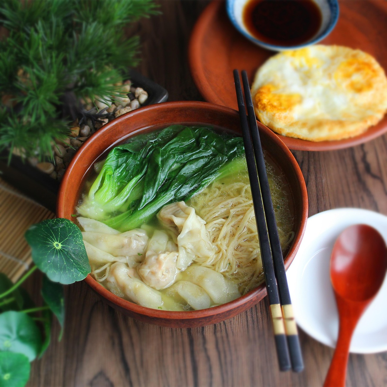 Klassische Wonton-Suppe (Hun Tun Tang)